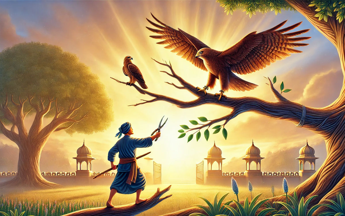 The shocking lesson behind the hawk that didn't want to fly