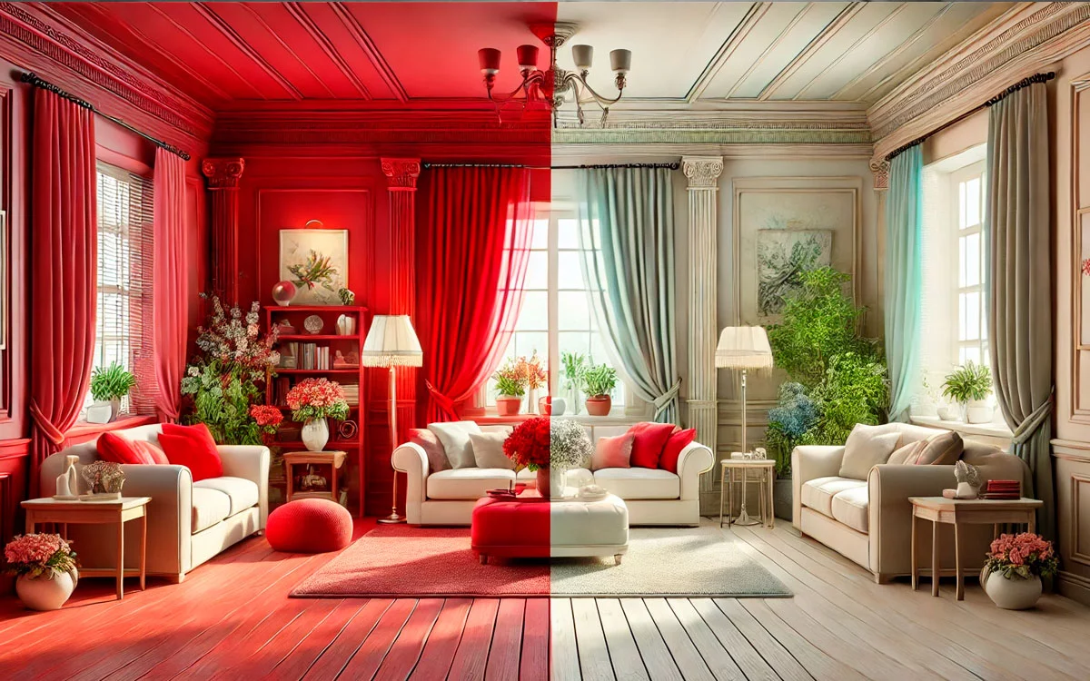 Feng Shui: why an excess of red color in the home can disrupt your energy and cause conflicts