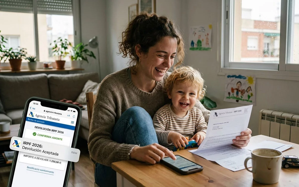 The surprise of the 2026 tax return that many mothers have not yet seen: 460 euros per child if you meet this requirement.