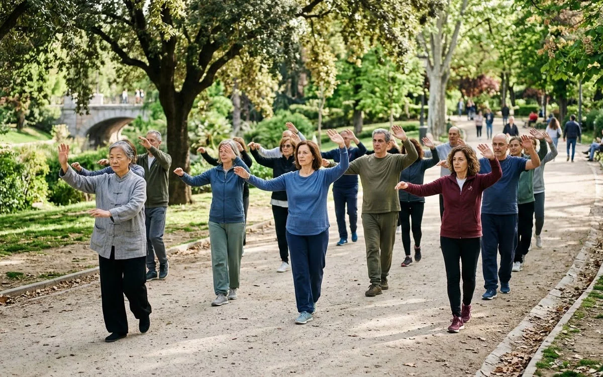 Forget about walking fast: tai chi walking is the technique that many start to practice and few know why it changes balance so much.