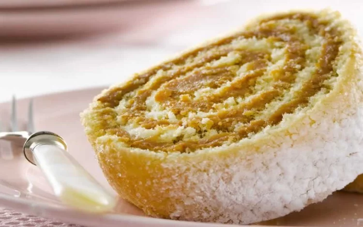 Receta: Arrollado casero de dulce de leche